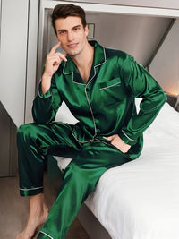 Soft Satin Men's Pajamas – Adrian