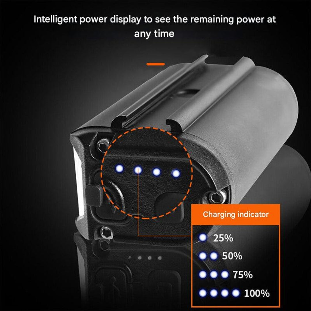 Luz para bicicleta superbrillante de 180° con batería integrada – Luminor