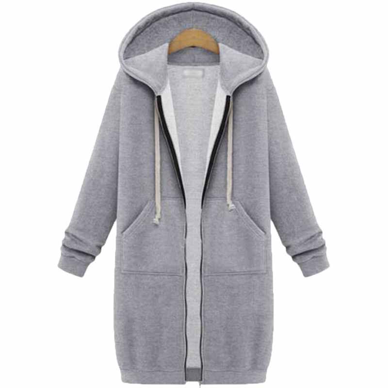 Casual Lang Damesvest - CozyZip