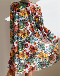 Three-Piece Bikini Set with Floral Print – Yara