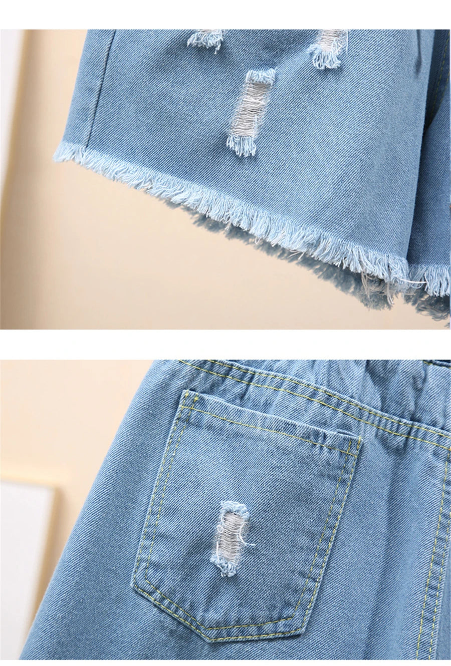 Sammy Jackson™ Nienke Jeansy Plus Size Krótkie | Codzienne i Stylowe