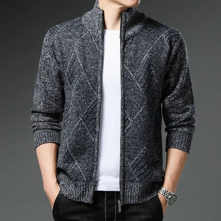 Sammy Jackson™ StripeZip Vest | Trendy striped winter vest