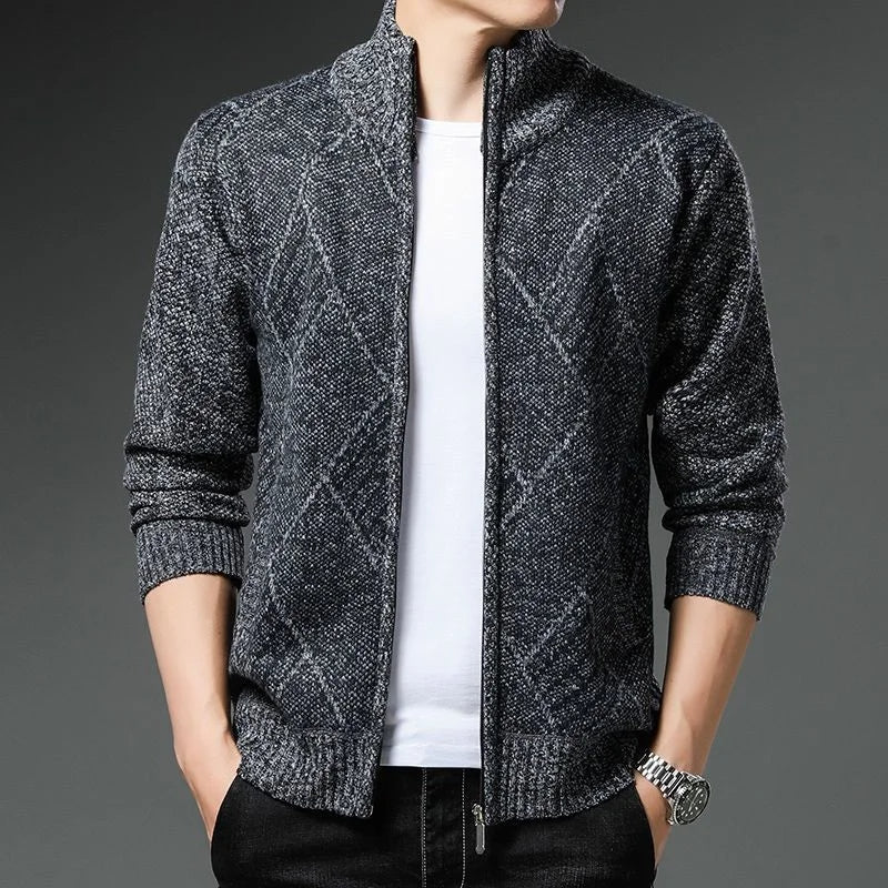 Sammy Jackson™ StripeZip Vest | Trendy striped winter vest