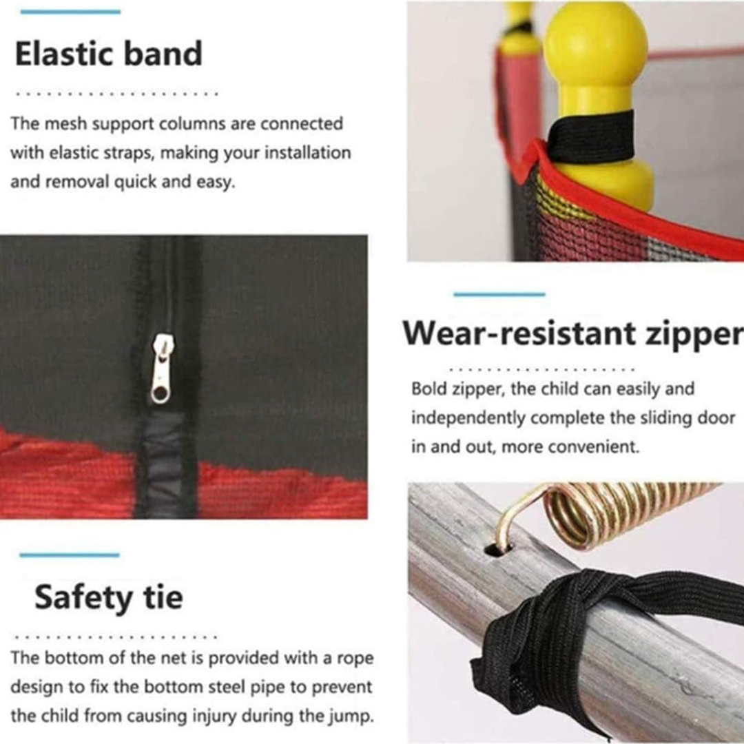 Kids' Trampoline with Safety Net – Jumpie KidsTramp