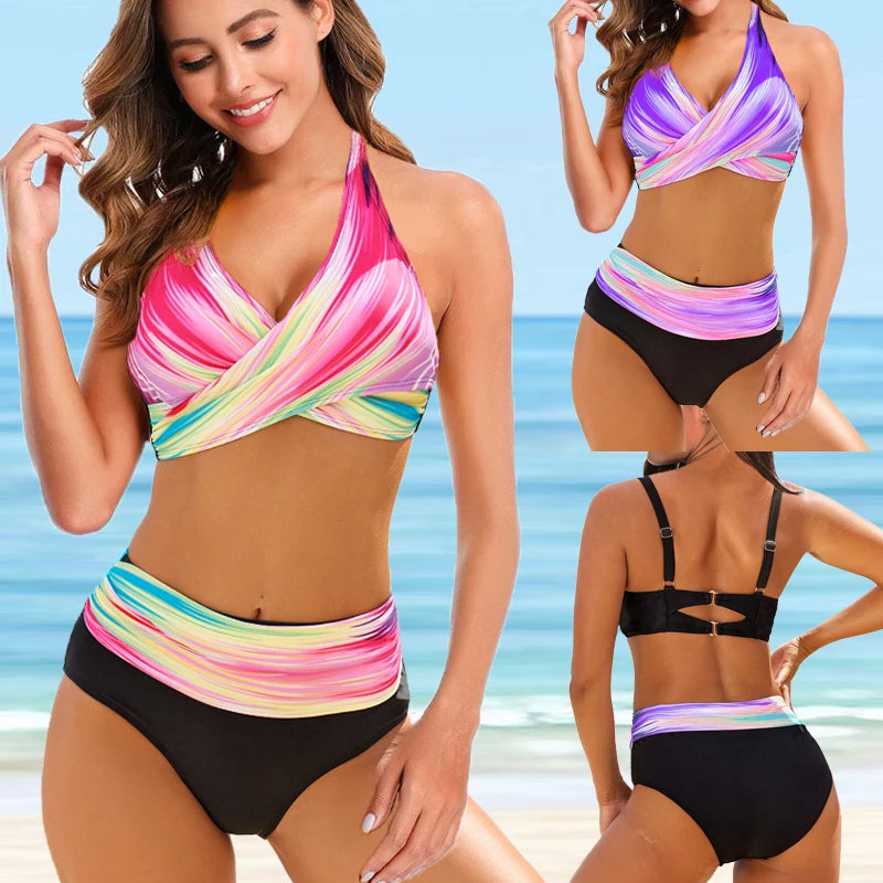 Sammy Jackson™ Tamara Plus-Size Bikini | Meerkleurig & Stijlvol