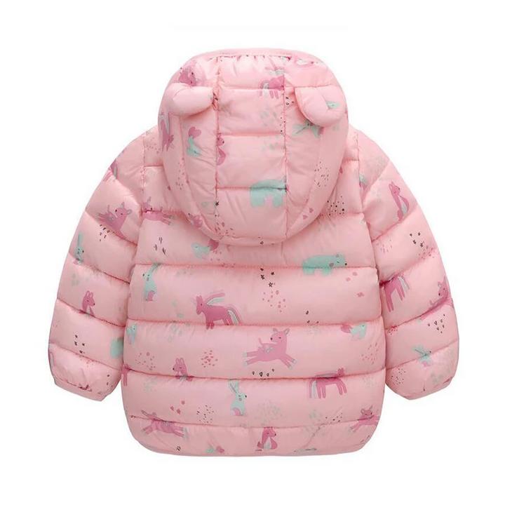 Kinderen Regenjas waterdicht in dons stijl met cartoon-design – Miro
