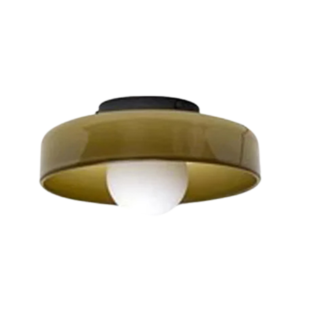 Ronde Plafondlamp met Stijlvolle Functionaliteit - LumiSphere