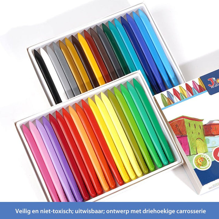 Naturalne Kolorowe Kredki Woskowe - EcoCrayons