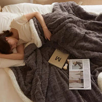 Dikke Winter Lamswollen Deken - WarmWool