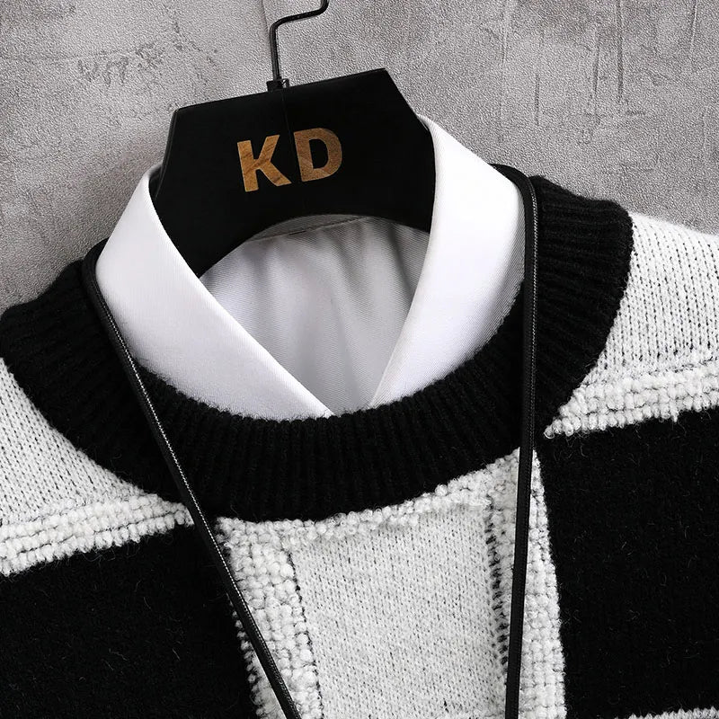 Sammy Jackson™ Luxe Plaid Trui | Zachte warme trui van kasjmier