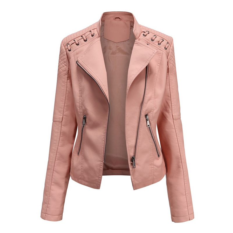 Leather Women's Jacket - Seraphina