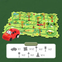 Educational Vehicle Puzzle Set - CleverKids