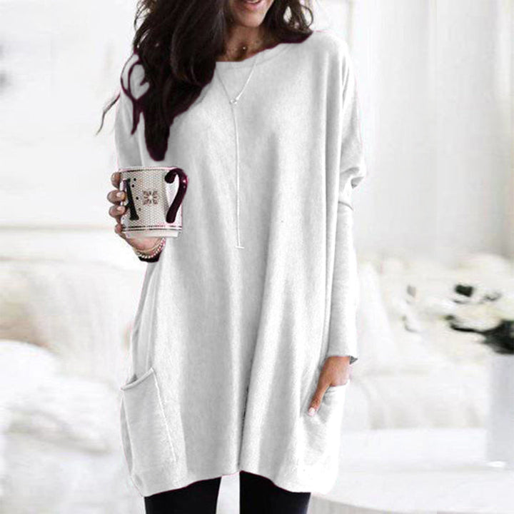 Oversized Women's Sweater with Pockets – Yara