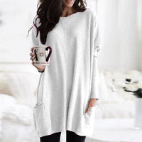 Oversized Women's Sweater with Pockets – Yara