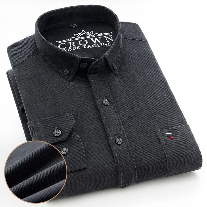 Sammy Jackson™ Rik Plus Size Overhemd | Stijlvol & Effen