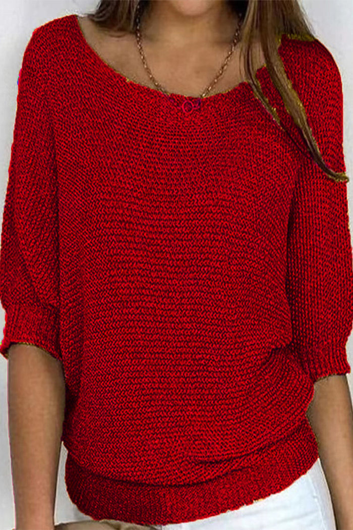 Trui voor dames met vleermuismouwen en losse pasvorm – Mira