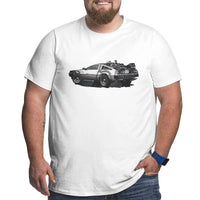 Sammy Jackson™ Back To The Future Delorean T-Shirt | Plus size T-shirt