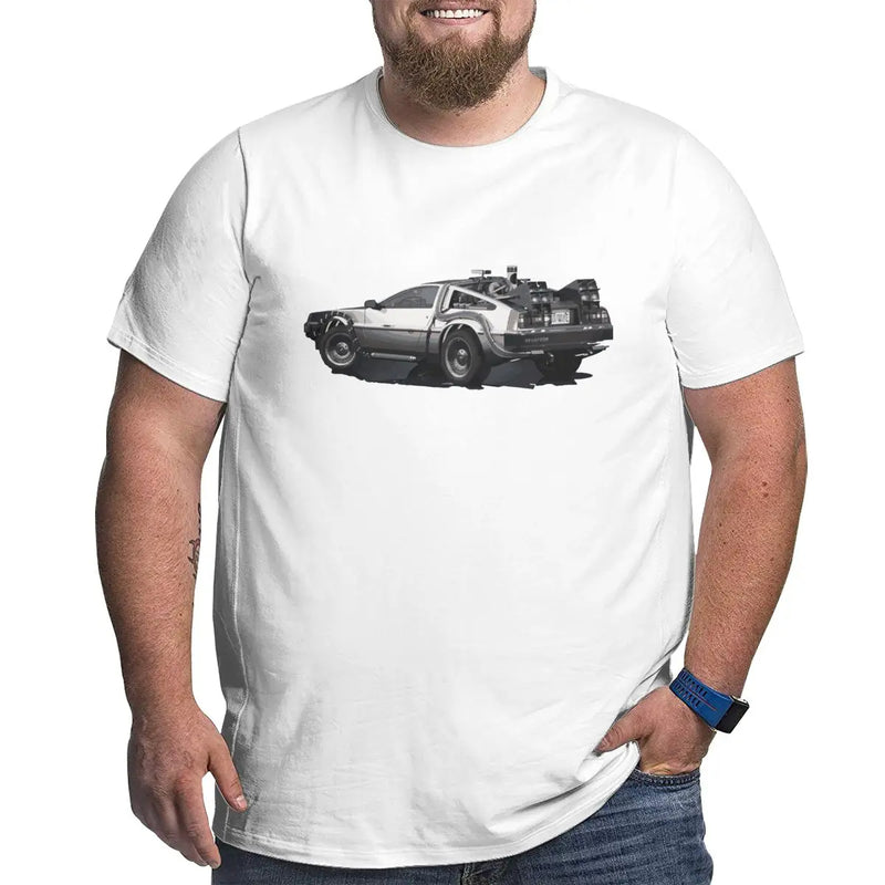 Sammy Jackson™ Back To The Future Delorean T-Shirt | Plus size T-shirt