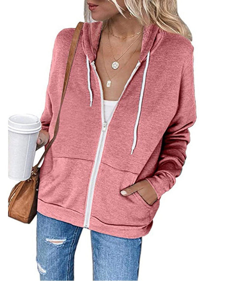 Solid Women's Cardigan with Pockets - Emma