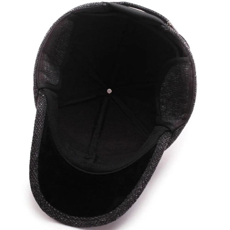Sammy Jackson™ Classic Winterpet | Nostalgiczna wełniana czapka z napami