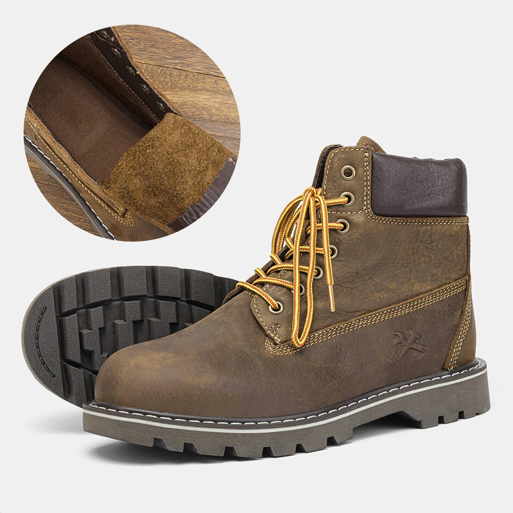Sammy Jackson™ Leather Winter Shoes | True winter warmers