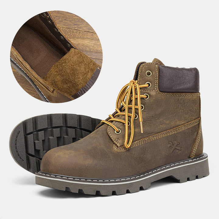 Sammy Jackson™ Leather Winter Shoes | True winter warmers