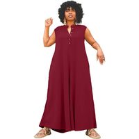 Sammy Jackson™ Jill Plus Size Jumpsuit | Stylish & Casual