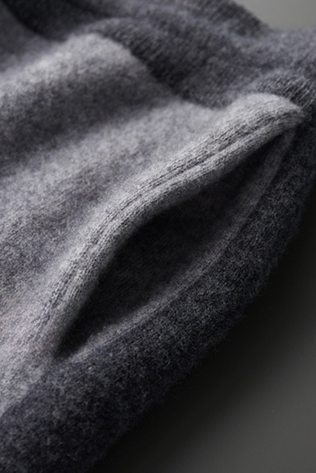 Gray Cashmere Merino Wool Set – Vittore