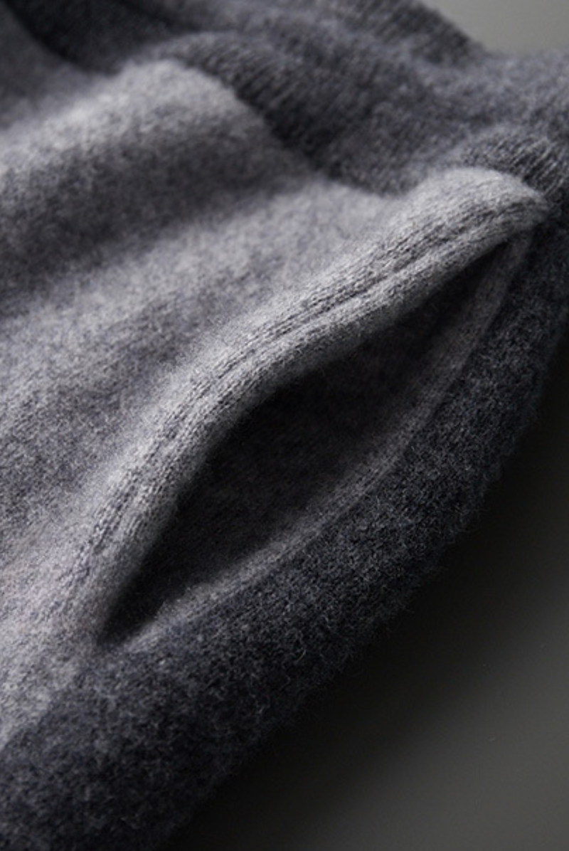 Gray Cashmere Merino Wool Set – Vittore