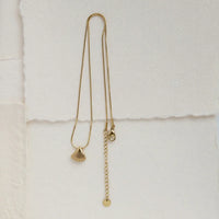 Gold Saint James Shell Flower Necklace - Lila