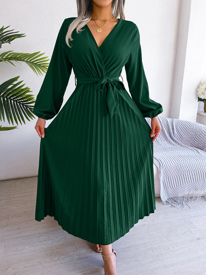 Trendy Maxi Dress with Wrap Look - Celina