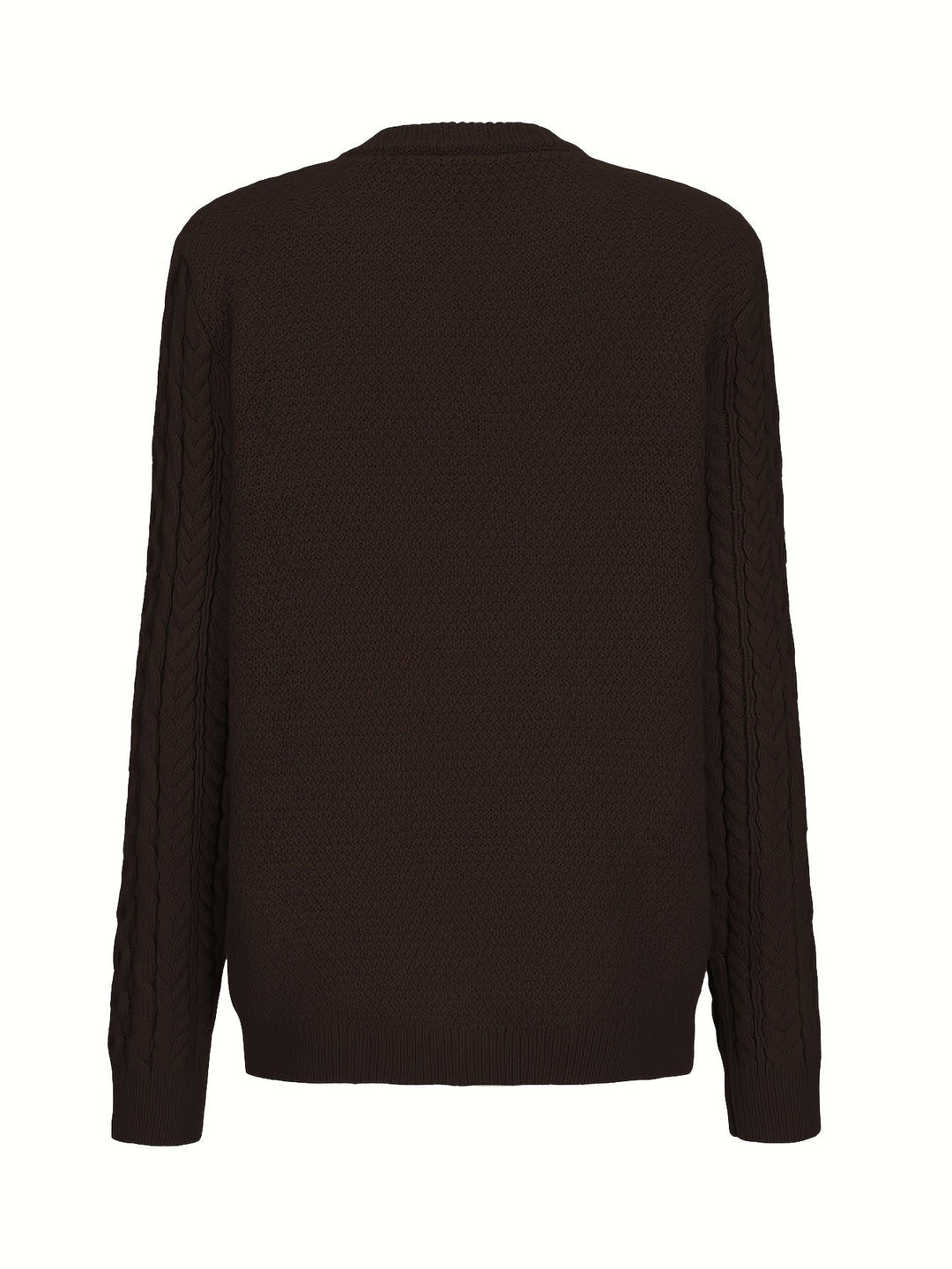 Effen Gebreid Vest met Knoopsluiting en Zakken - Olivia