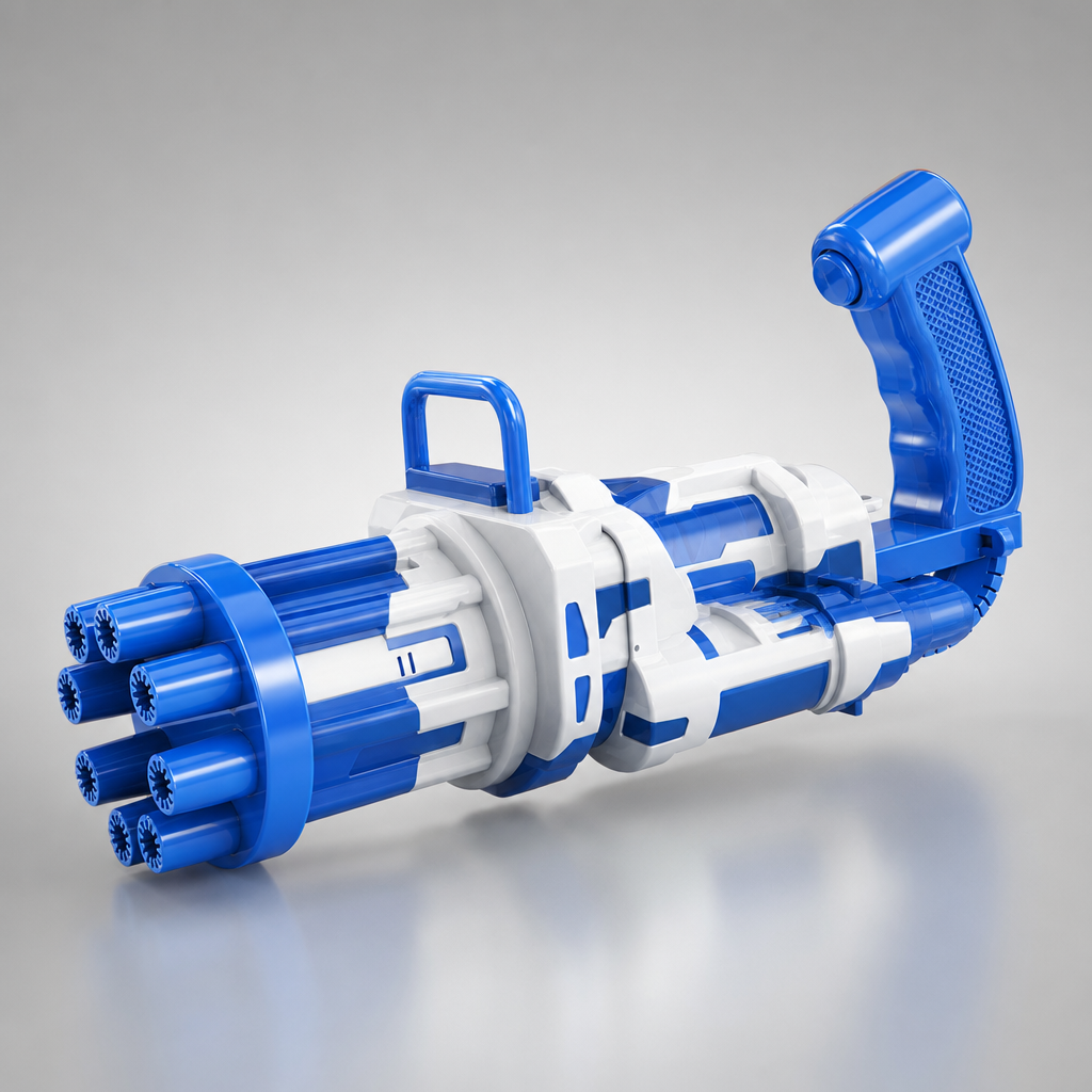 BubbleStorm Gatling bellenblaaspistool productfoto