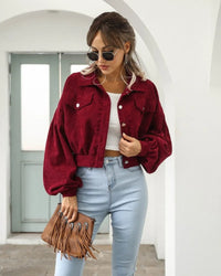 Short Denim Jacket with Style – Amira