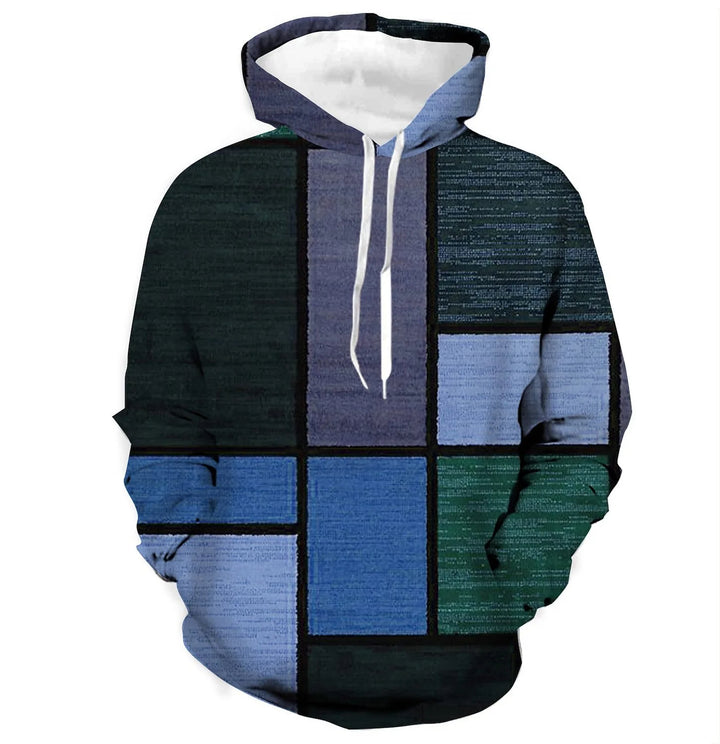 Sammy Jackson™ 3D Kraciasta Bluza z Kapturem | Urban Vibes oversize sweter