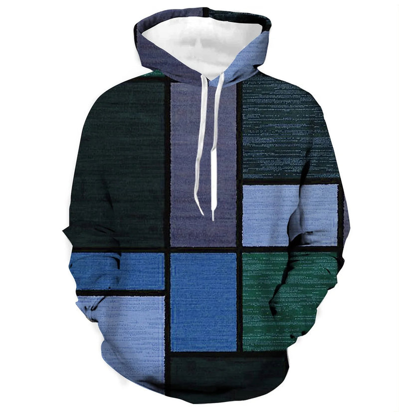 Sammy Jackson™ 3D Kraciasta Bluza z Kapturem | Urban Vibes oversize sweter