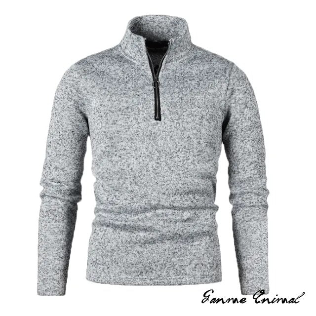 Sweter Sammy Jackson™ z zamkiem | Grubszy sweter z półzamkiem