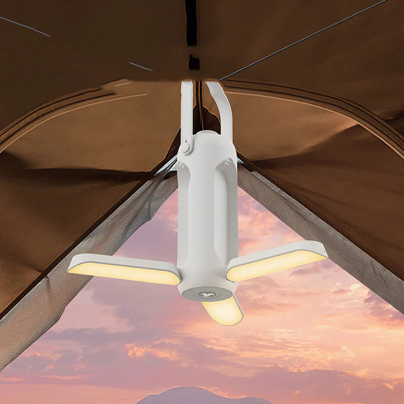 Wszechstronna przenośna lampa kempingowa - LumiCamp