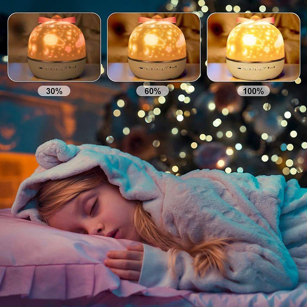 Projektor gwiazd nocna lampka - światło do snu