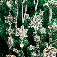 Kristallen Kerst Ornamenten Set - ShineBright