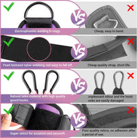 Ankle Resistance Bands with Sleeves – Set for Hip and Glute Exercises