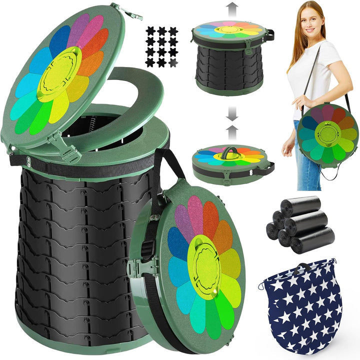 Inodoro portátil con altura ajustable – CampMate