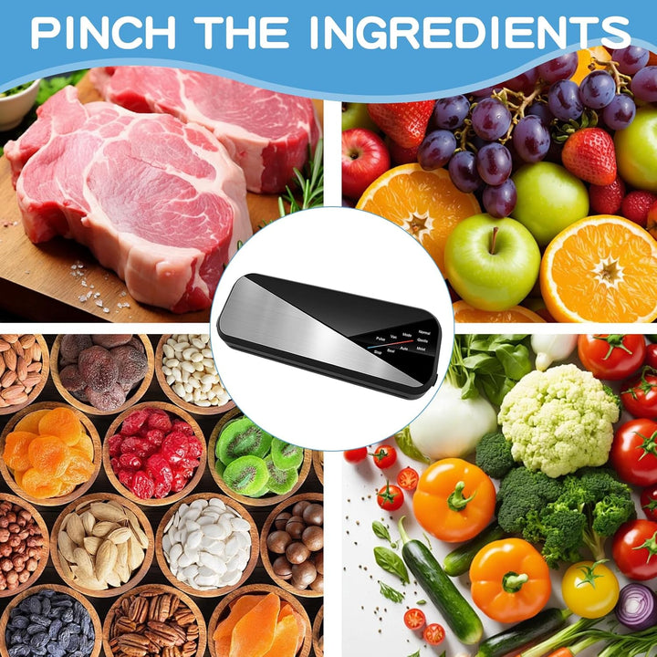 Machine sous vide 6-en-1 avec puissance d'aspiration de 80kPa et bandes de soudure de 30cm – Fresvyn