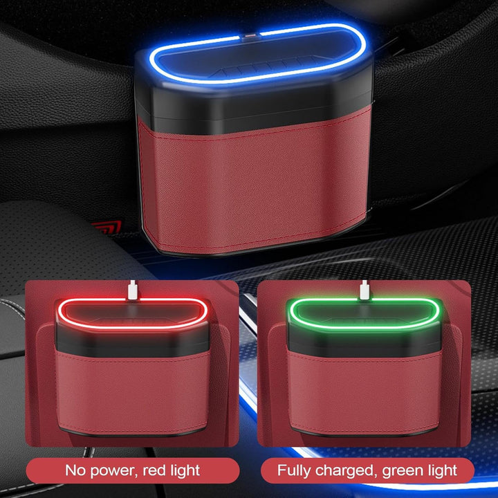 Papelera para coche a prueba de olores con luz táctil – Lurevo