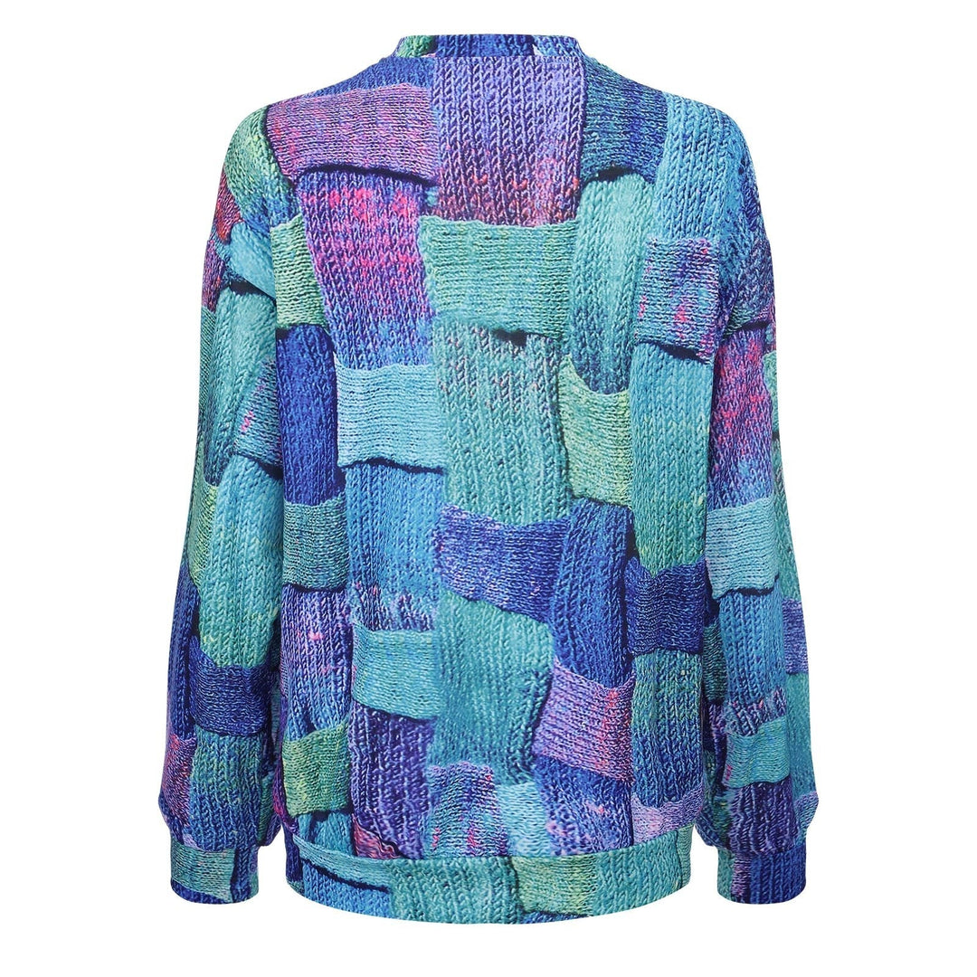 Kleurrijk Sweatshirt met Uniek Design - Vivelle
