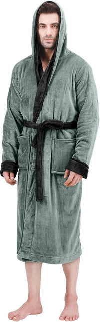 Comfortable Men's Fleece Bathrobe - Harry