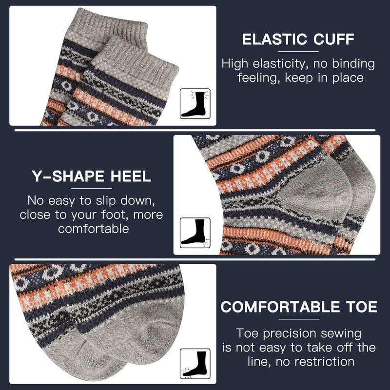 Comfortabele Heren Thermosokken (5 Paar) - Kevin
