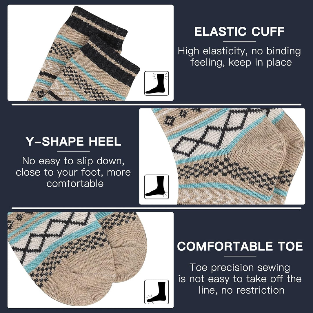 Comfortabele Heren Thermosokken (5 Paar) - Kevin