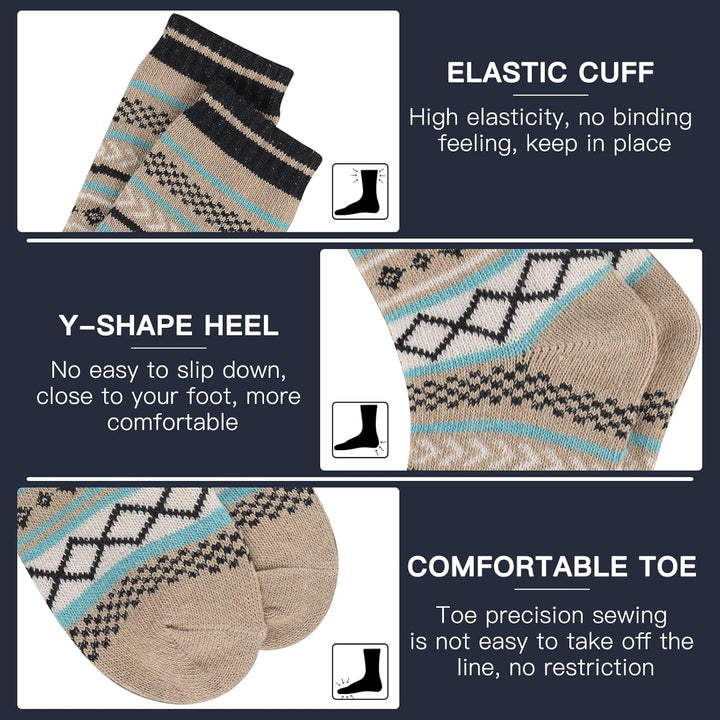 Comfortabele Heren Thermosokken (5 Paar) - Kevin