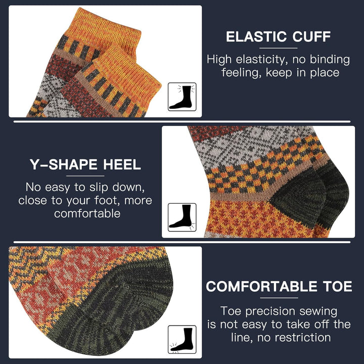 Comfortabele Heren Thermosokken (5 Paar) - Kevin